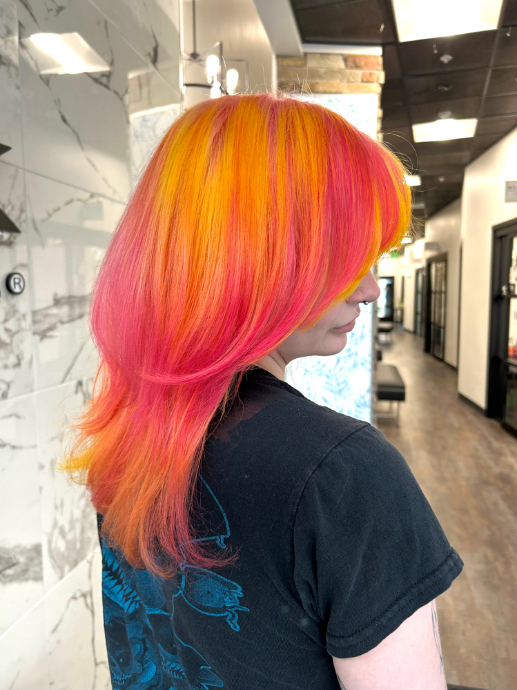 creative color at Deya Does My Hair in Logan, UT