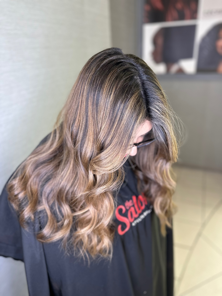 Custom Balayage Highlights