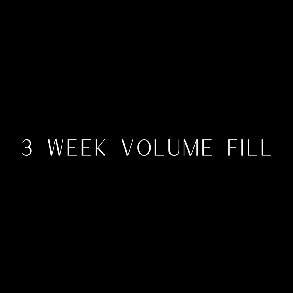 3 Week Volume Fills