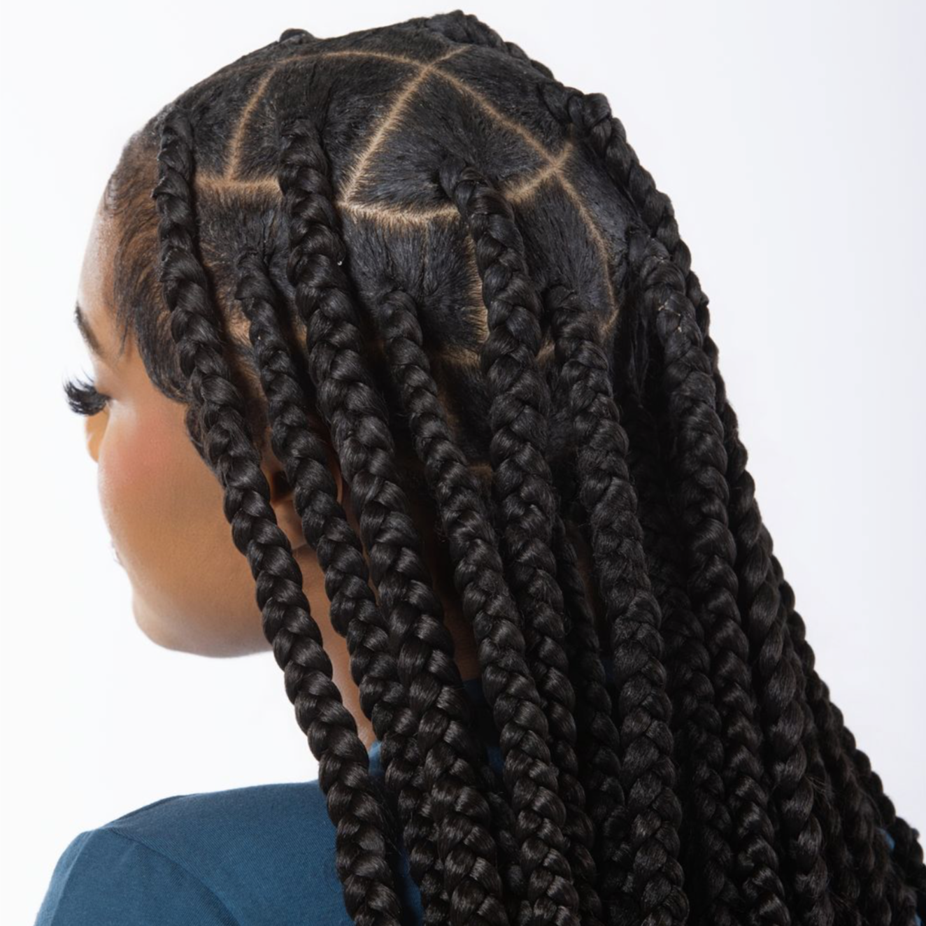 LARGE Knotless Braids at Braid Haus Detroit in Detroit, MI