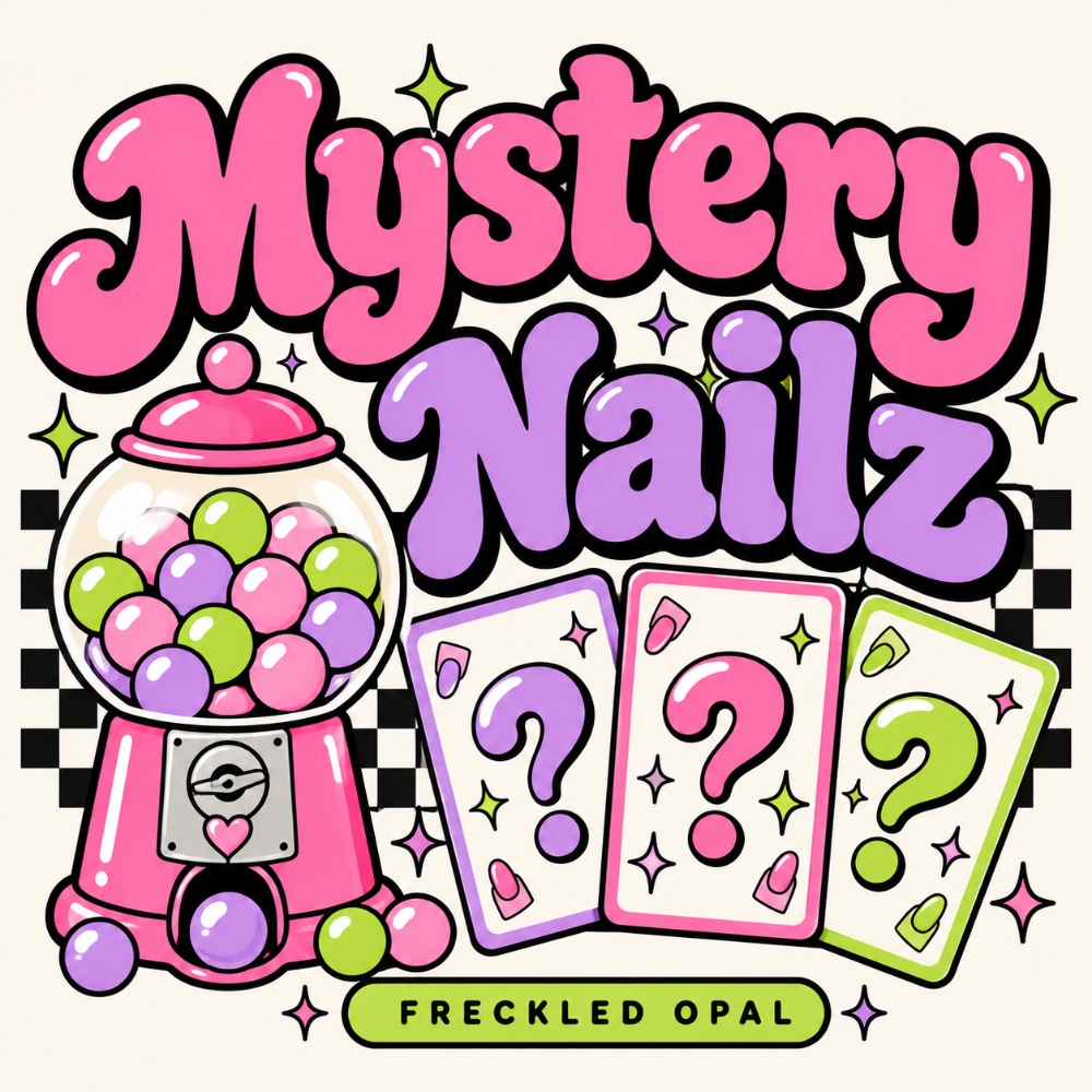 Mystery Nailz 🍒🎱✨ at freckled opal nailz ✌🏻 in Jeffersonville, IN