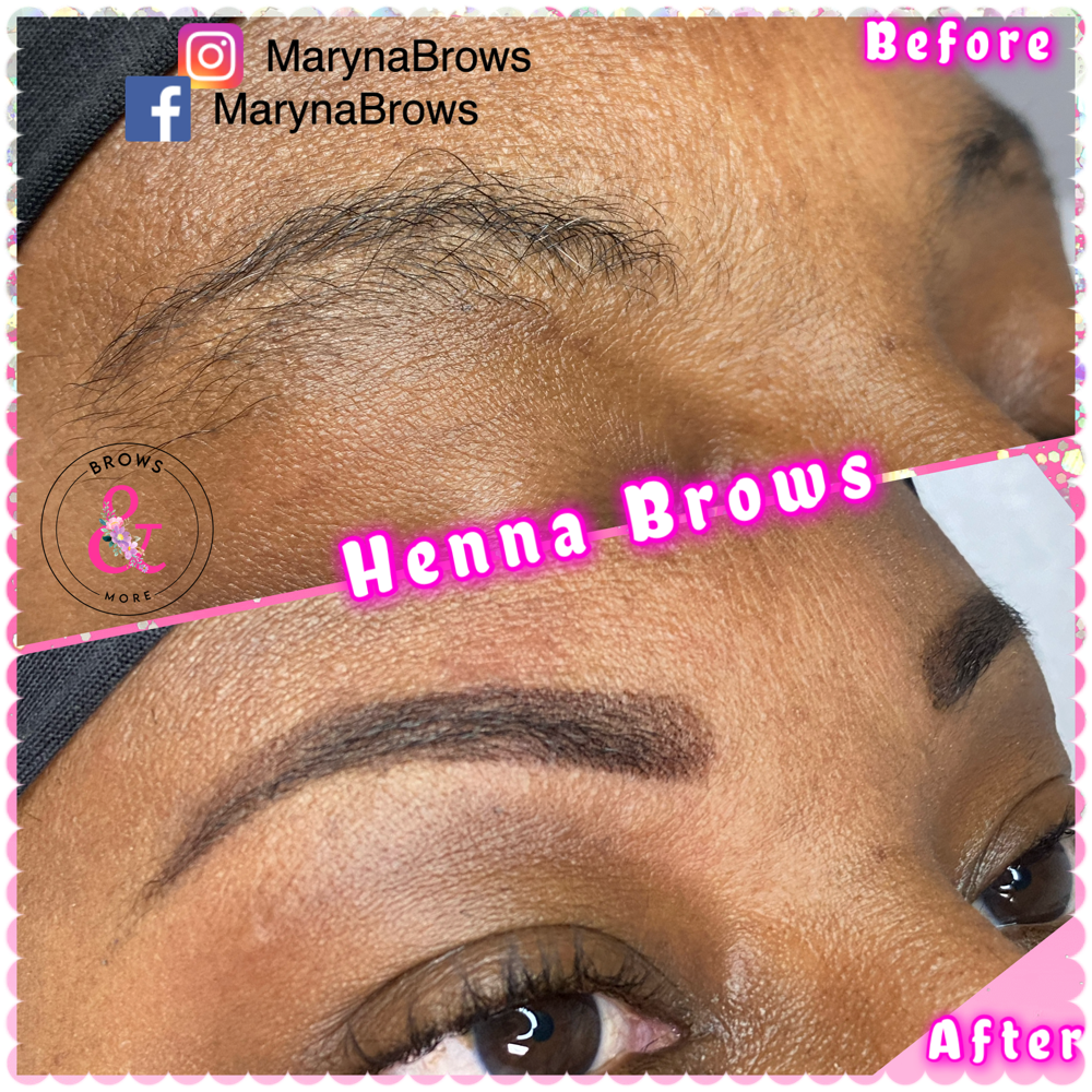Brows Wax+tint Henna COMBO