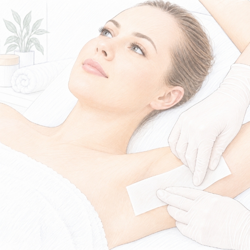 Underarm waxing at Skin Reboot Spa Clinic in Cary, NC