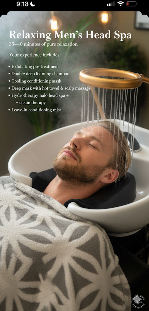 Relaxing Mens Head Spa