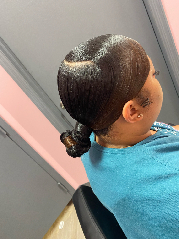 Sleek Ponytails