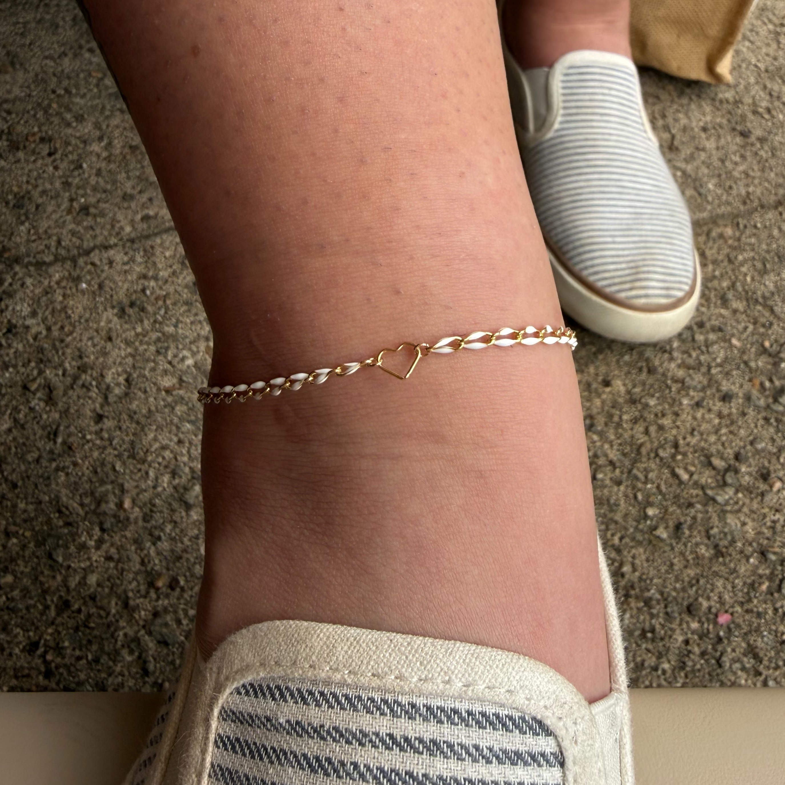 Silver Permanent Anklet at Bondé in Mebane, NC