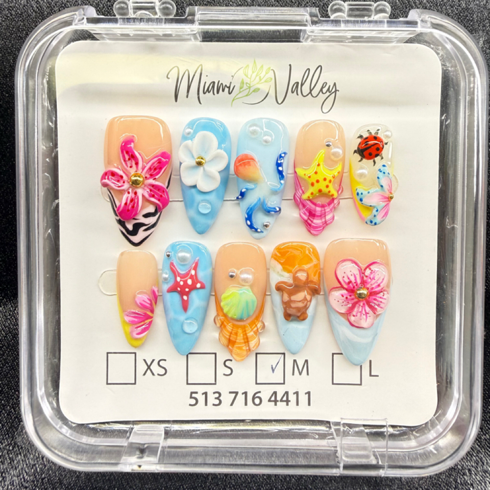 Custom Press On Nails at Miami Valley nails spa in Cincinnati, OH