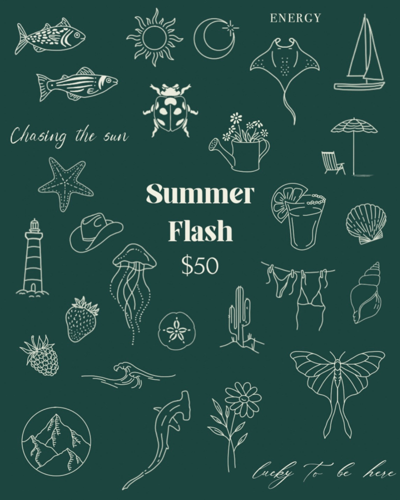 SUMMER FLASH $50 TINY TAT