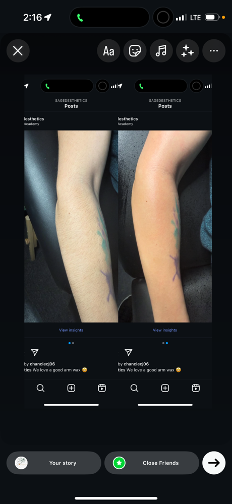 Full Arm Wax