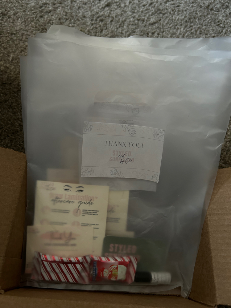 Brow Lamination Aftercare Bag