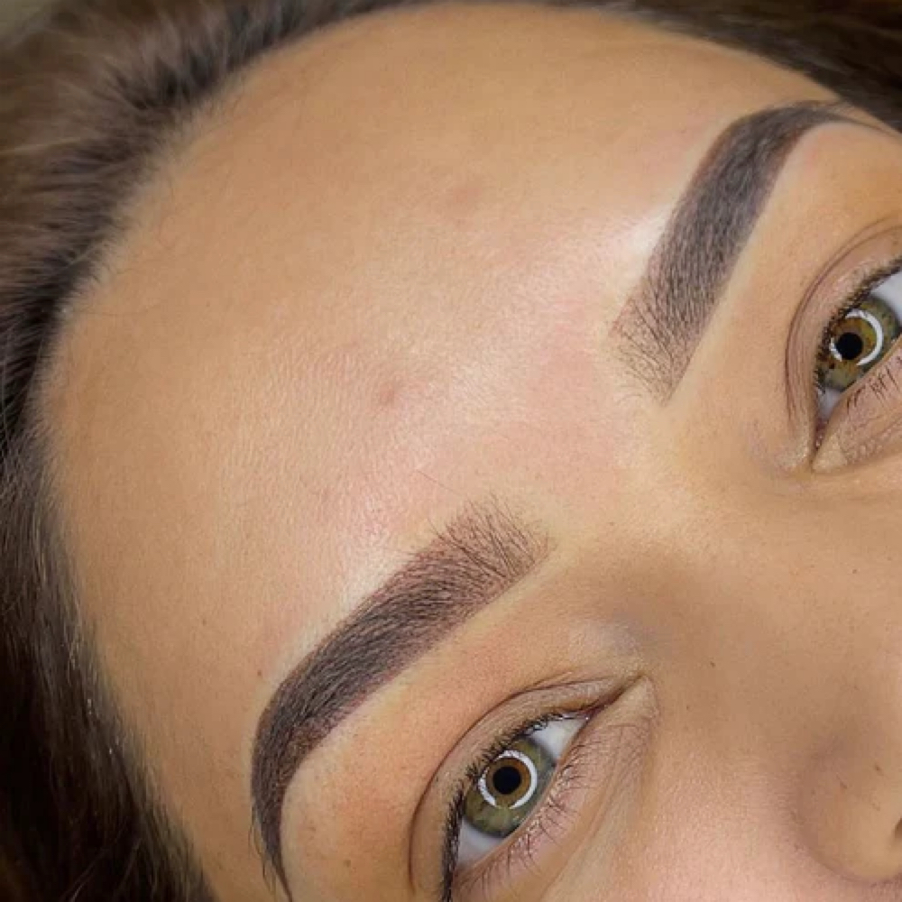 Ombre powder brows special at Amorà Esthetique Beauty Bar in Allentown, PA