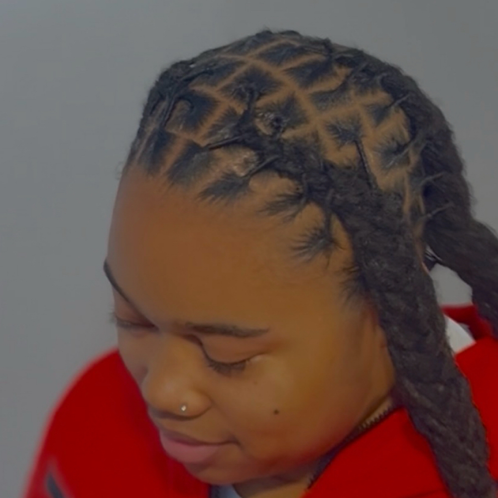 Loc Retwist (STARTING PRICE) at TheGoatedStylistMK in Mccormick, SC