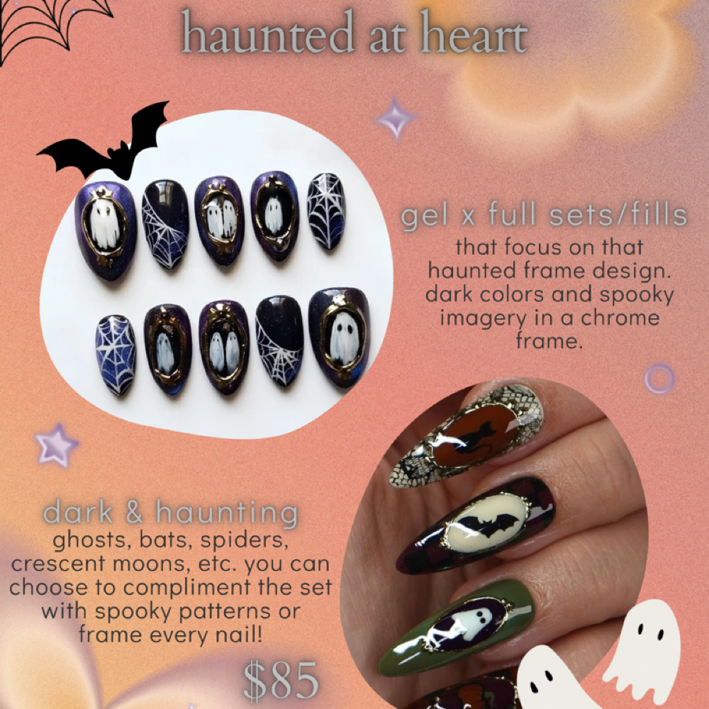 Haunted at Heart OCTOBER Special at NailsWithLuv in Spring Hill, FL