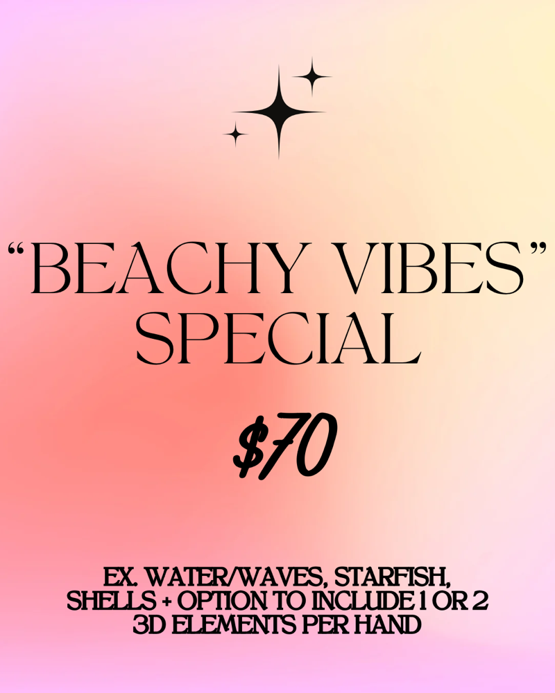 Beachy Vibes Summer Special (Gel X)