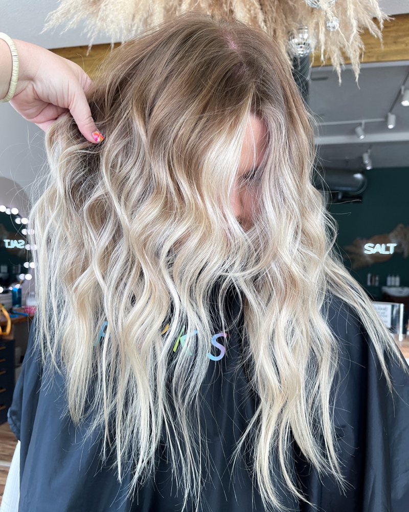 Blow Dry with Beach waves