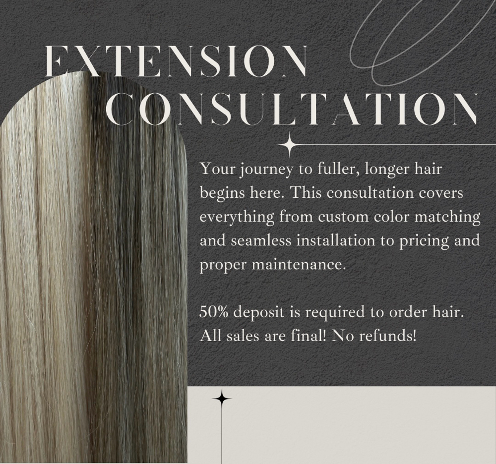 Hair Extension Consultation at Leslie Aileen Hair in Plano, TX