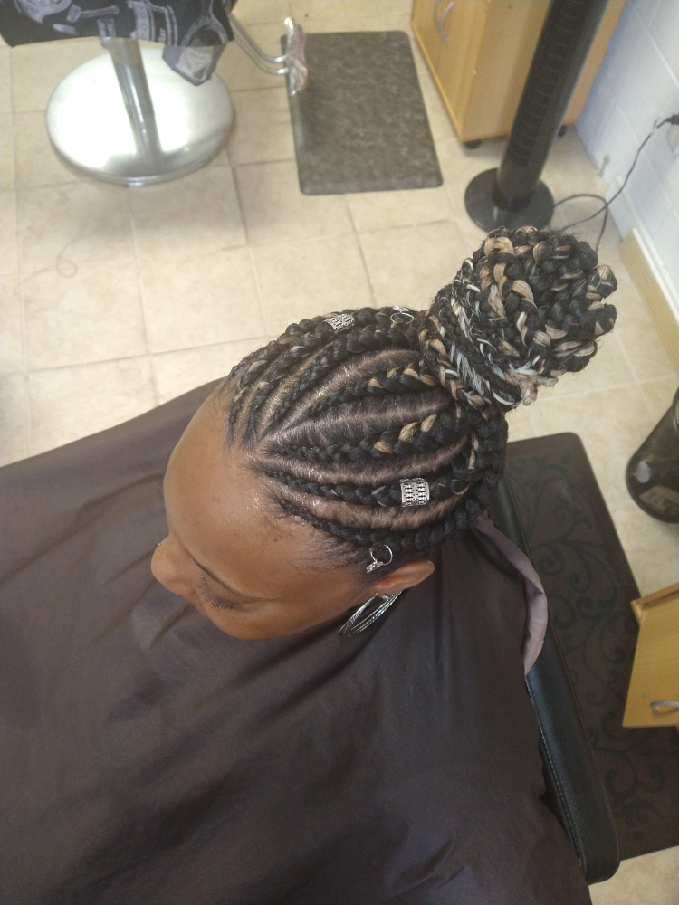 Braided updo