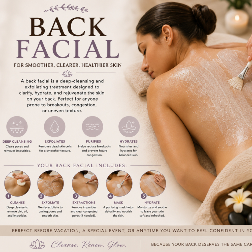 Back Facial at Beauty, Bliss and Wellness LLC in Rainsville, AL