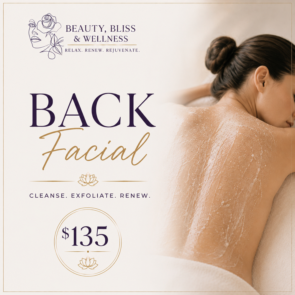 Back Facial at Beauty, Bliss and Wellness LLC in Rainsville, AL