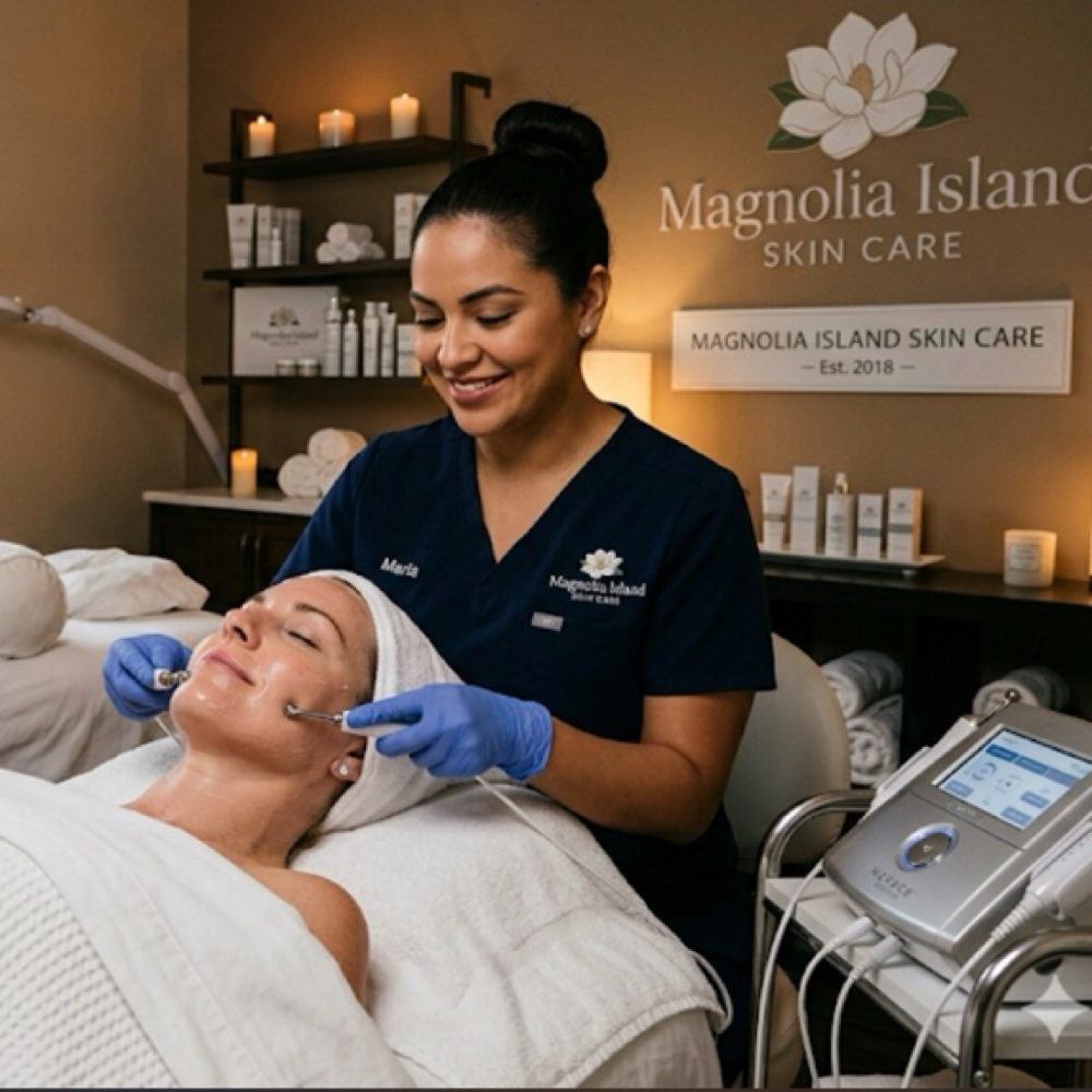 Microcurrent at Magnolia Island Skin Care in Robert, LA