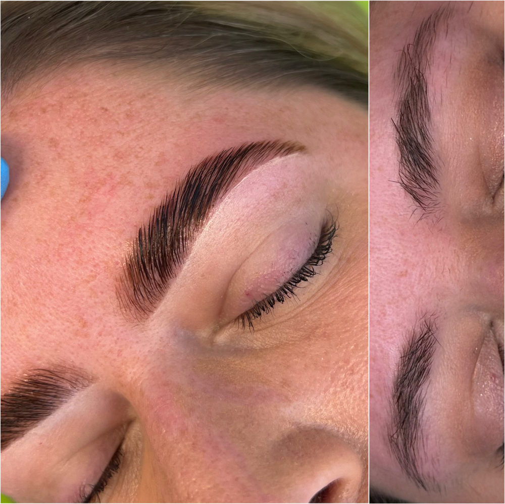 Brow Lamination, Shap & Hybrid Tint