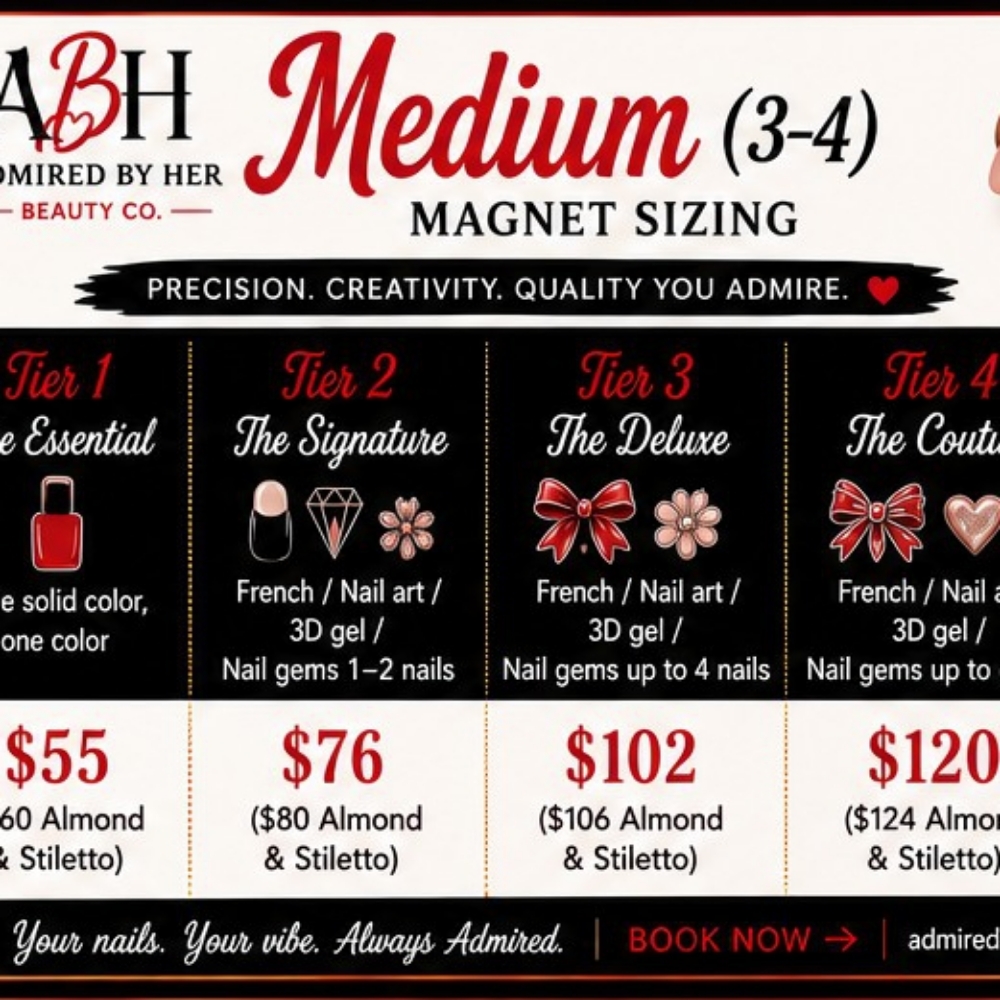 Fill In (Medium Set) at Admired By Her Beauty Co. in Sliver Spring, MD