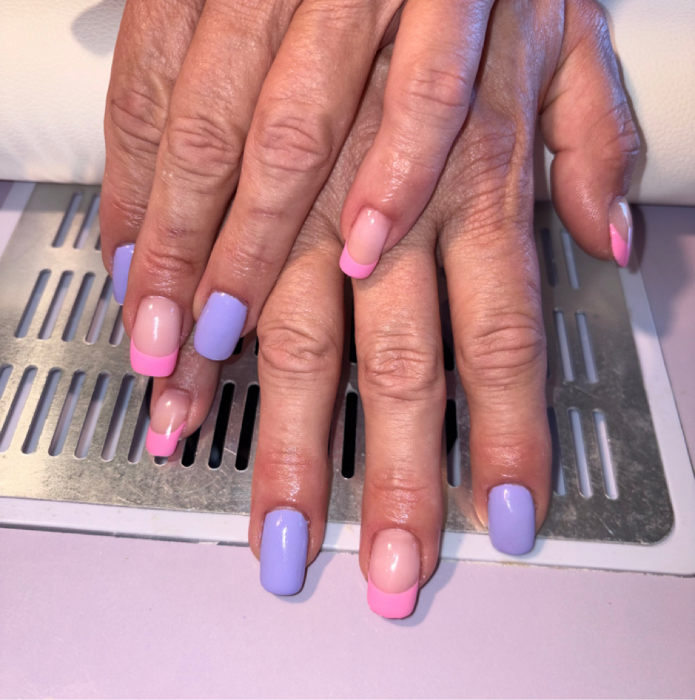 Hard Gel Overlay at Blood Sweat & Shears in Fernley, NV