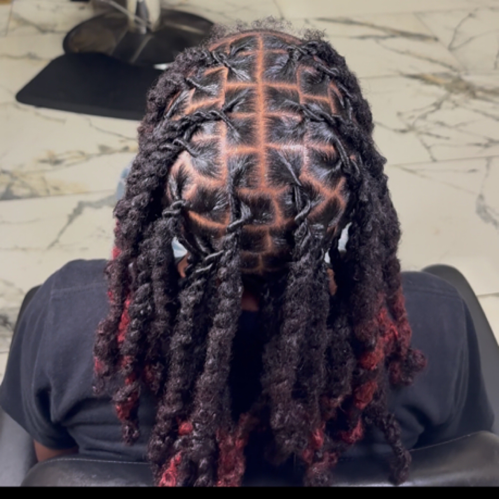 Loc Retwist + Style