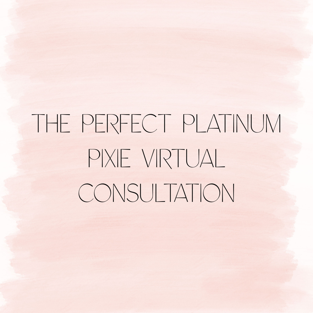 Perfect Platinum Pixie Consultation