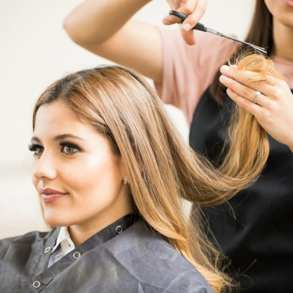 Basic Women’s Cut at Buzzed & Boujee in Ardmore, OK