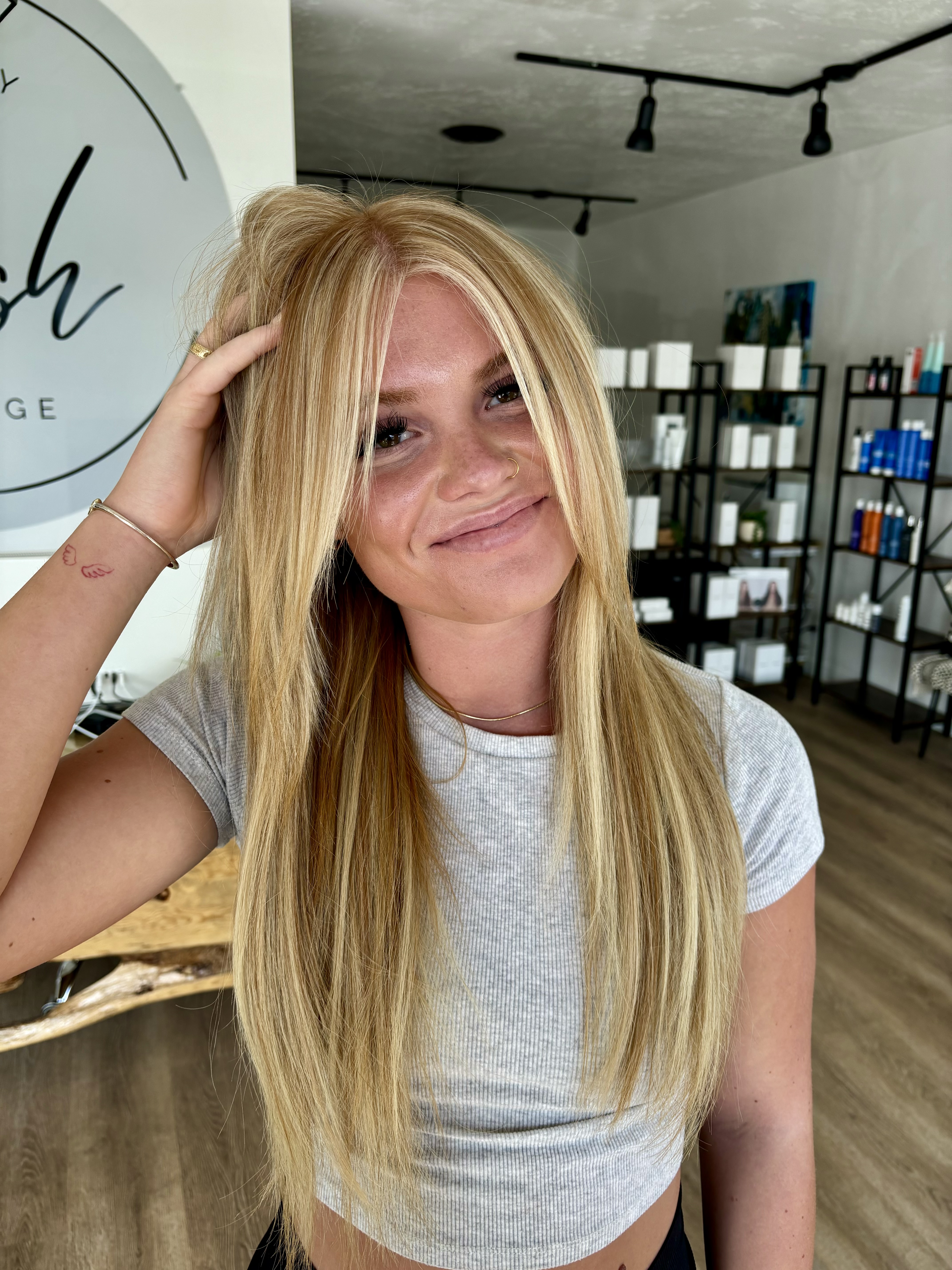 Half Highlight/Lowlight at Hair.x.Kori in Coeur D’Alene, ID