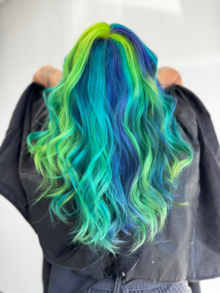 Vivid Retouch With Multiple Colors
