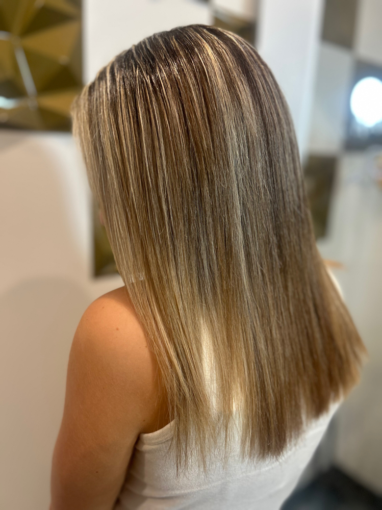 Haircut & Partial Highlight at HairGlambyLea in Aliso Viejo, CA