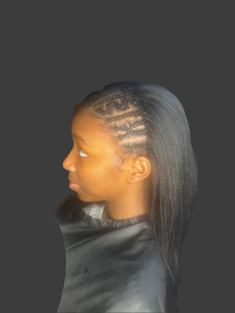 2-6 Small Fast Braids Top Head