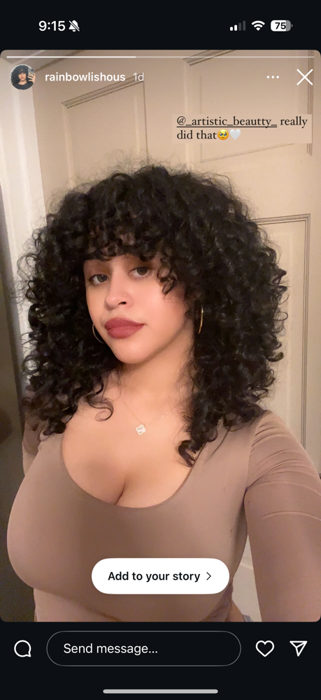 Curly Haircut