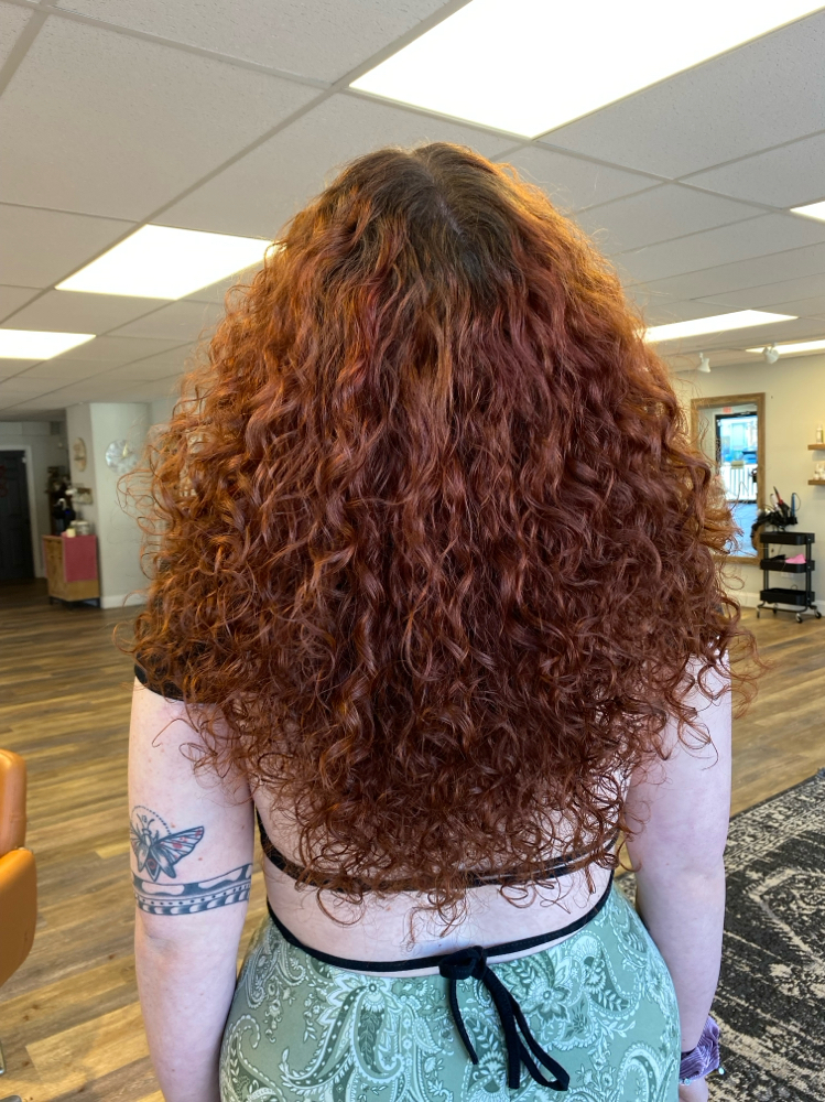 Curly Hair Wash, Cut & Style