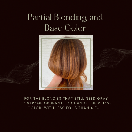 Partial Blonding and Base Color