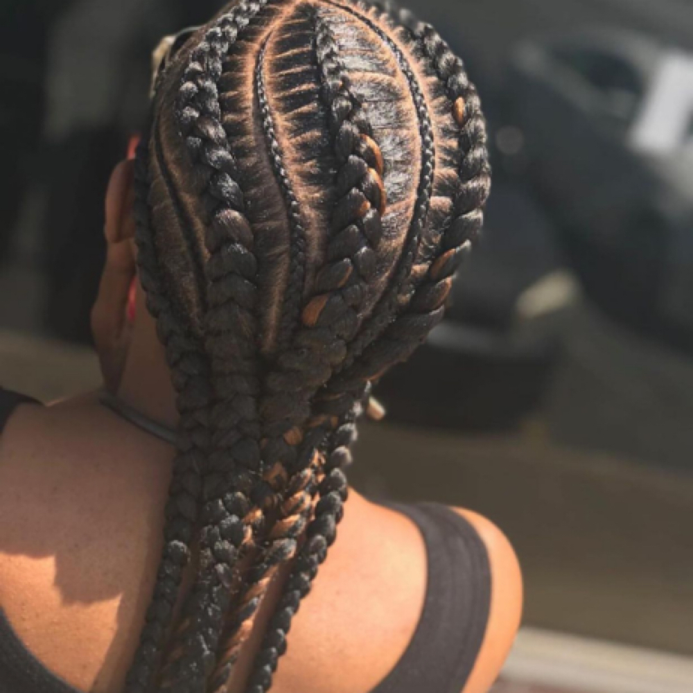 Stitch Cornrows at The HR Salon Co. in Augusta, GA