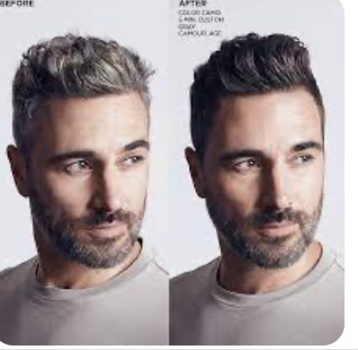 Men's hair color blending