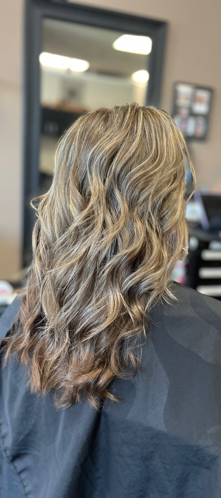 Root Color & Full Foil + haircut
