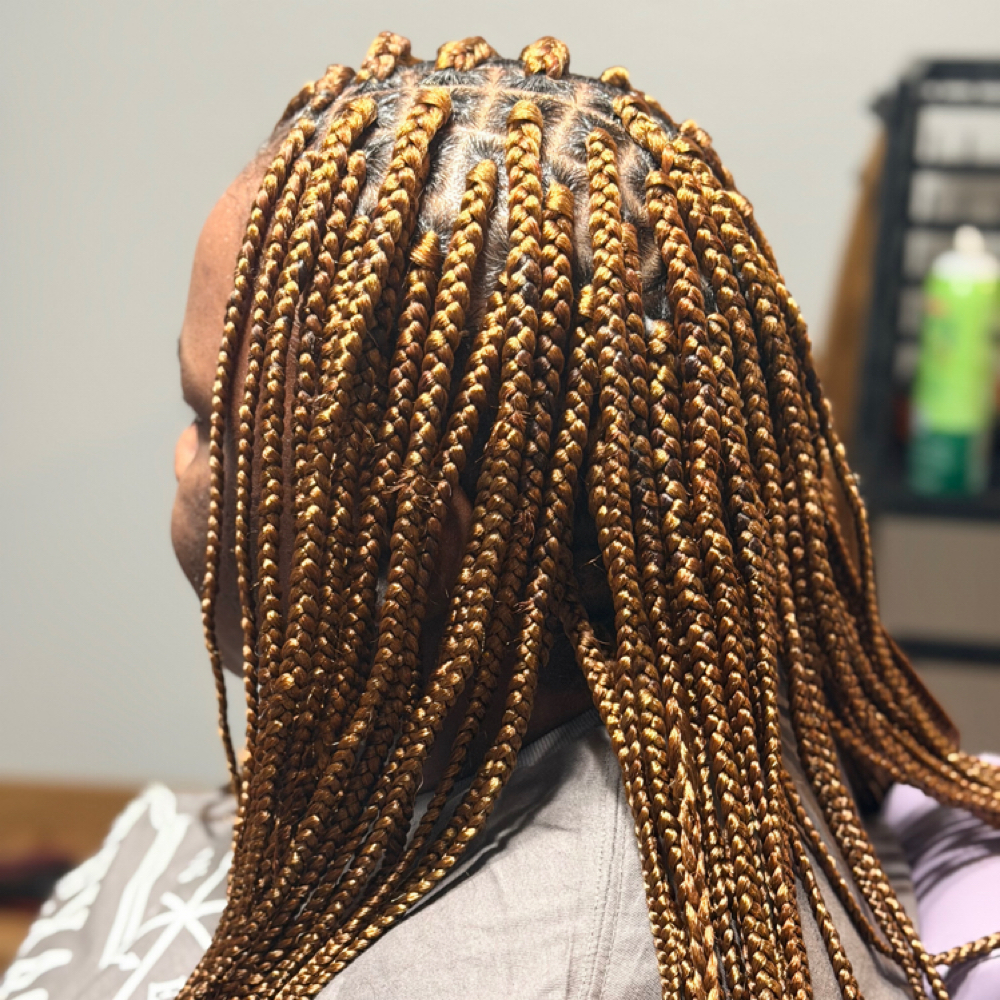 Traditional Box Braids (Medium) at Braids By Nerissa in Houston, TX
