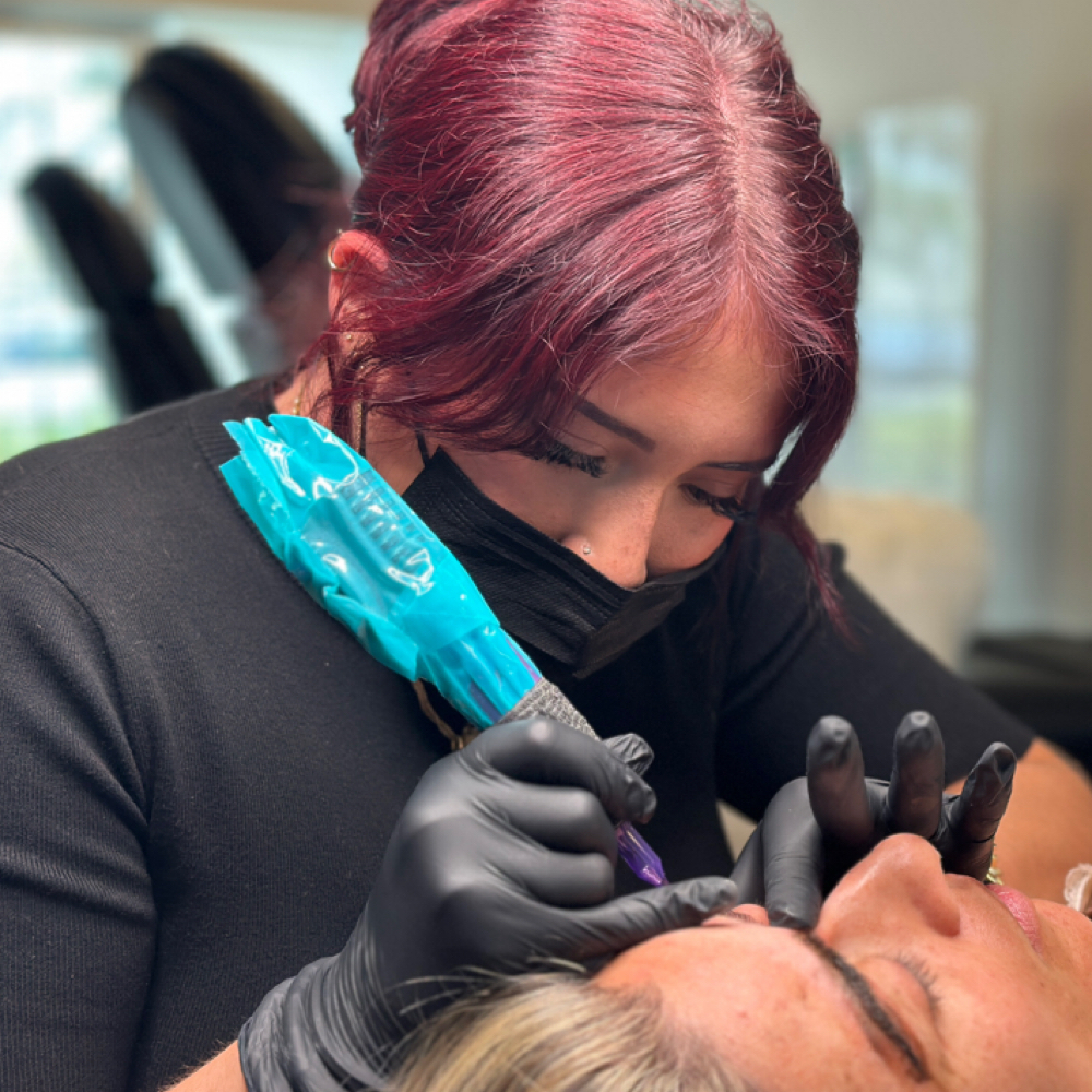 Powder Ombré Brows at Gabriella’s Aesthetics in Coral Springs, FL