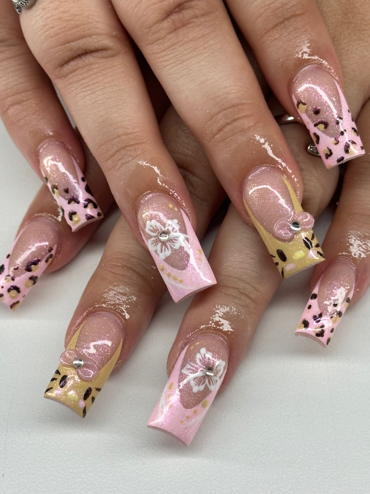 medium acrylic full set