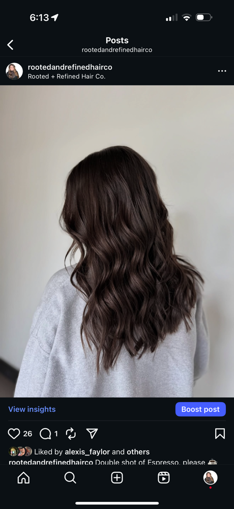 Women’s Haircut at Rooted + Refined Hair Co. in Athens, TN