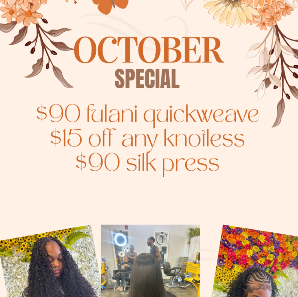 October Special at Styled By Khy in Southaven, MS