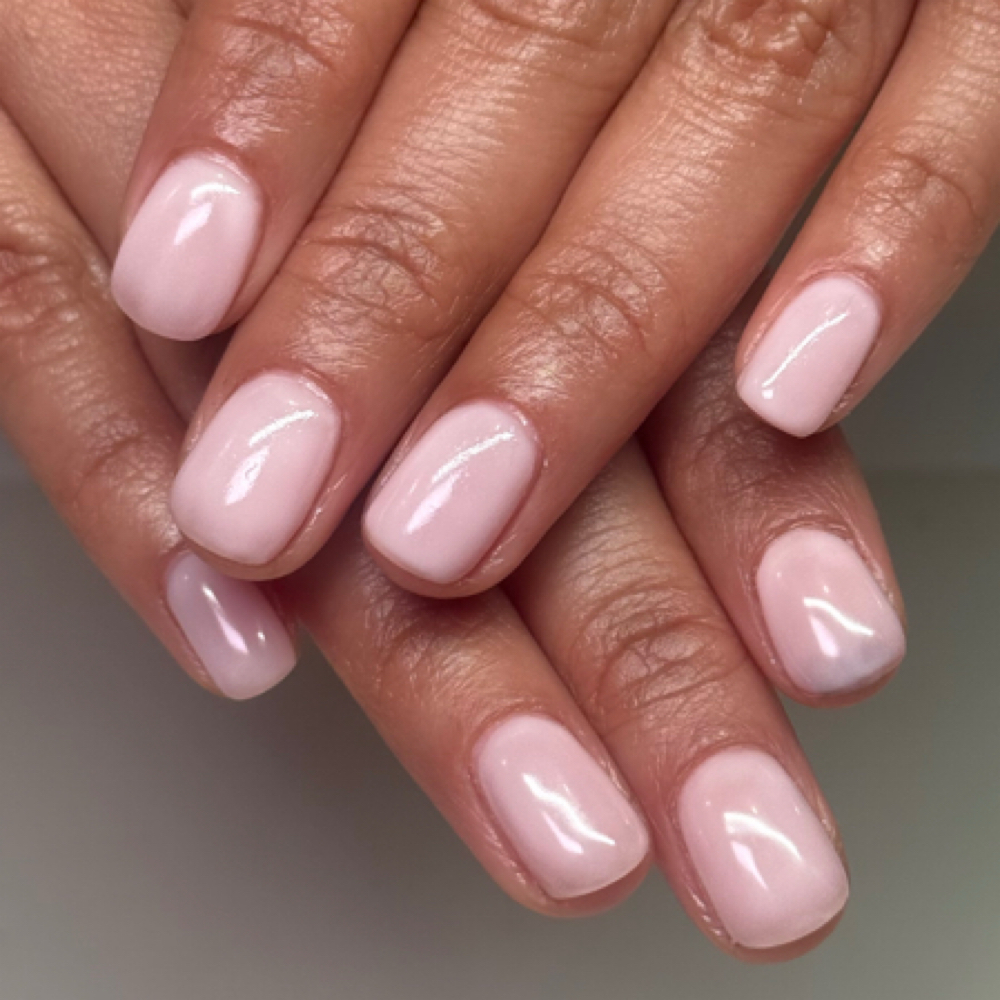 Rubber Base Mani at LimaNailz in Dallas, TX