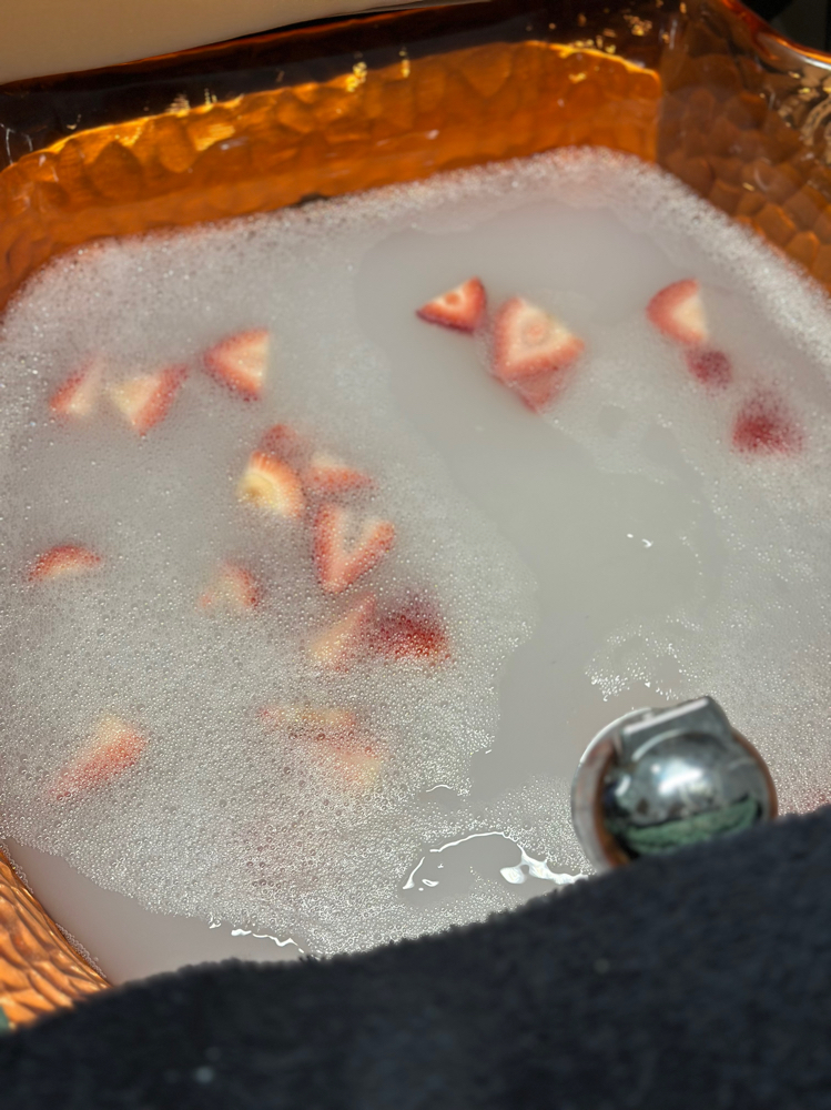 Strawberries & Milk Pedicure