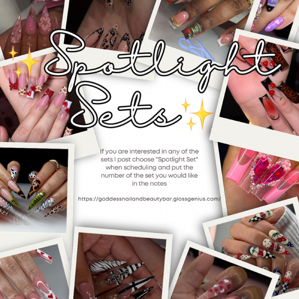 ✨️Spotlight Set✨️ at Goddess Nail and Beauty Bar in RACINE, WI