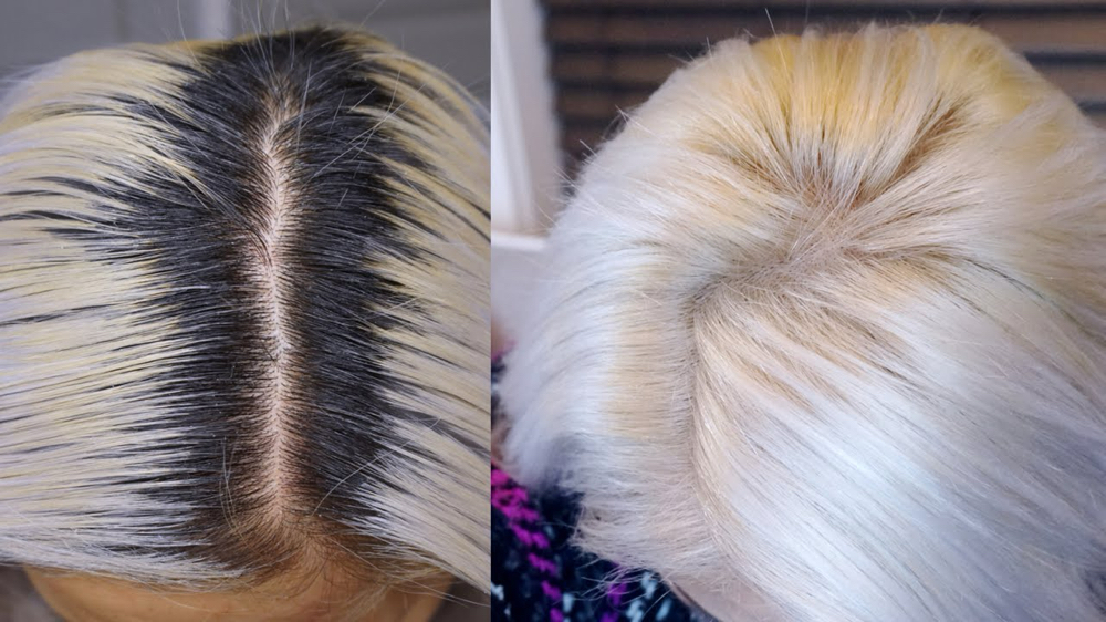 Bleach Root Touch-up/blowout
