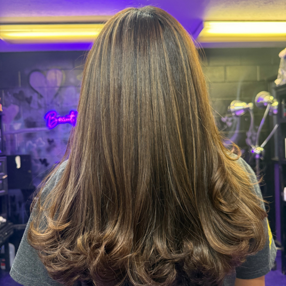 Sleek Blowout at Beautification By Alyssa in monterey, CA
